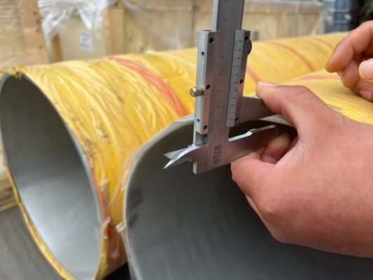 Slit Edge 9mm Thickness 2205 2507 Duplex Stainless Steel Pipe Tube Welding Cutting Services with Tolerance 1 Percent