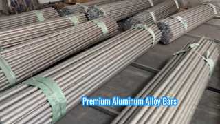 Barre plate/ronde en alliage d'aluminium 6061 6063 6101 barre en aluminium 3mm-500mm 6070 2024 7075 T6